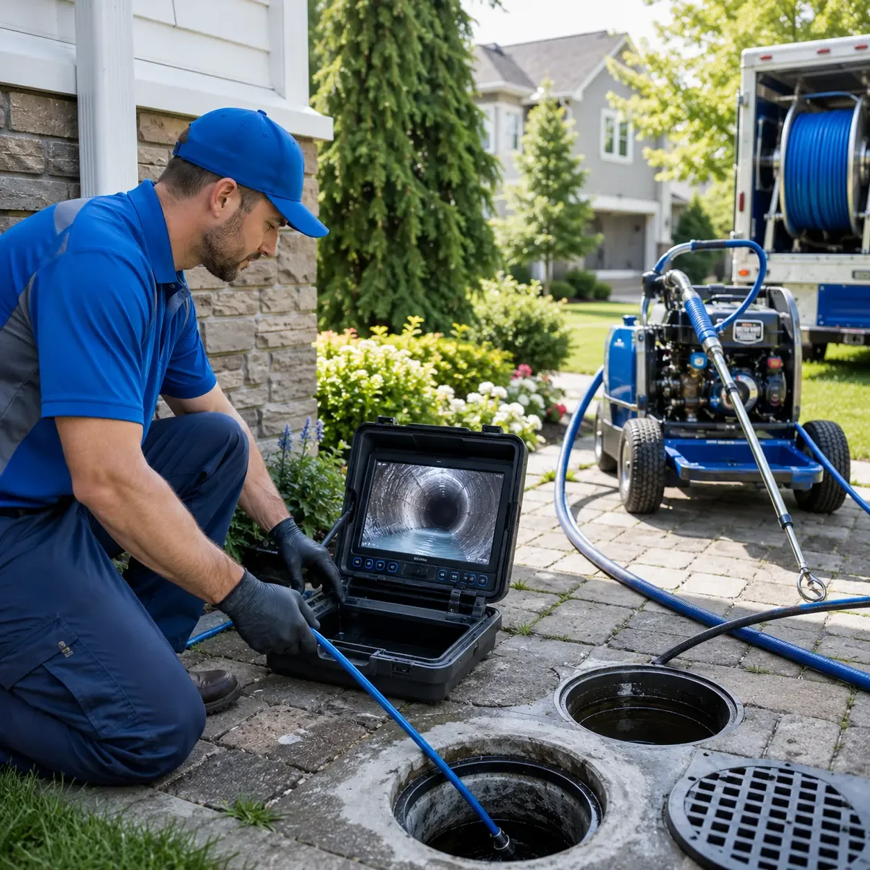Outdoor drain cleaning professionals serving Camden, NY