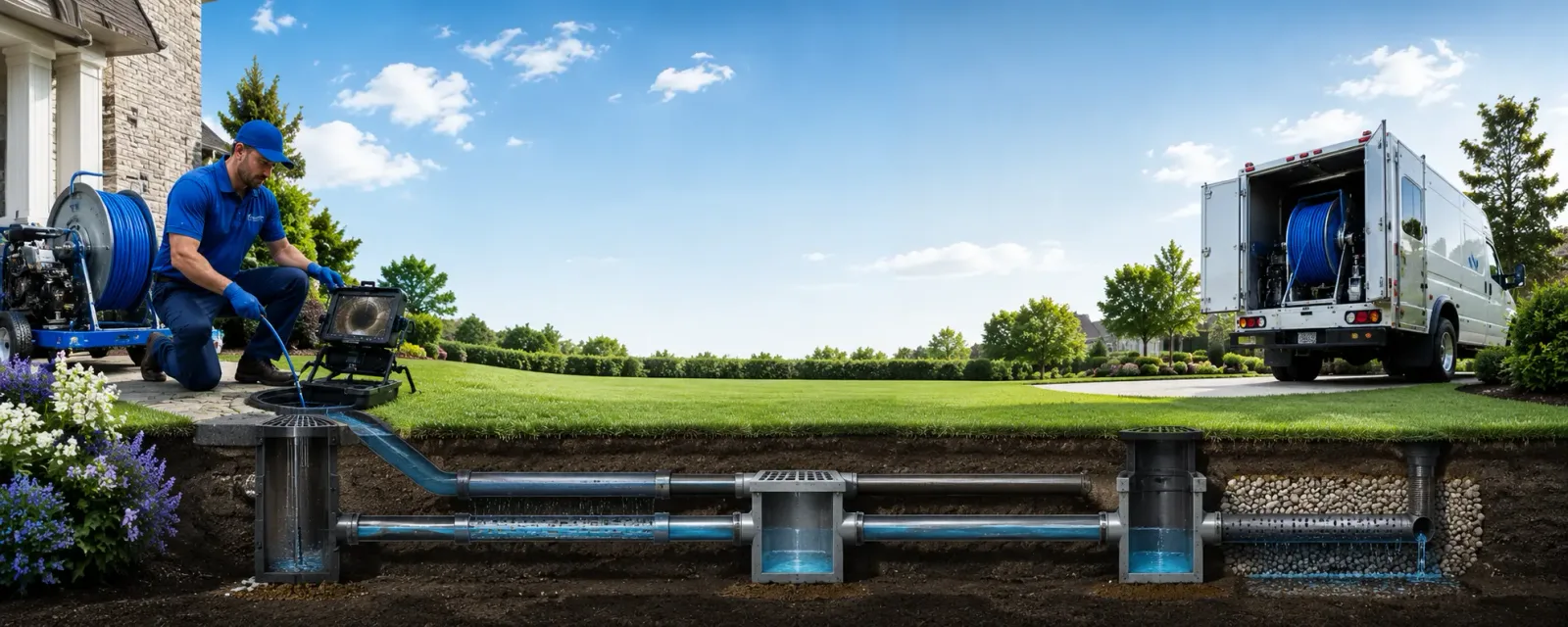 Outdoor drain cleaning information for Camden, NY